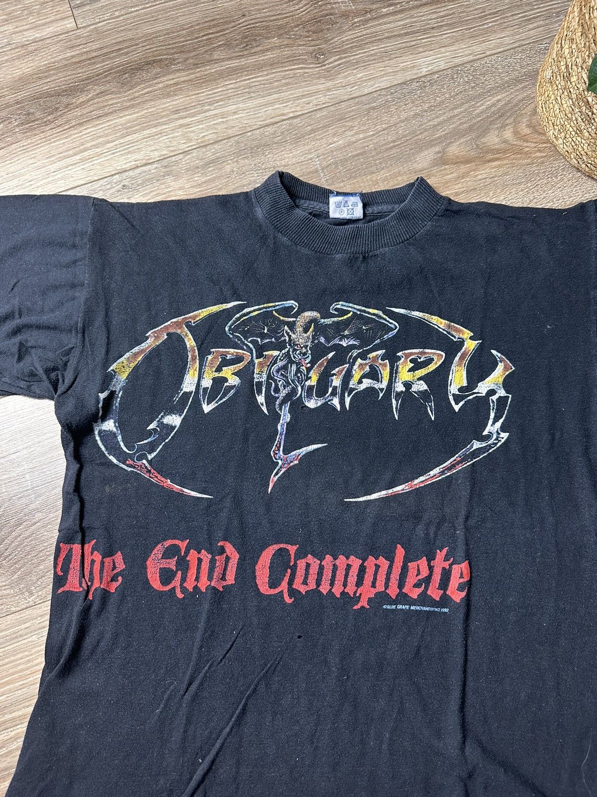Band Tees × Vintage Vintage 1992 Obituary The End Complete Tour Band Tshirt Size US L / EU 52-54 / 3 - 2 Thumbnail