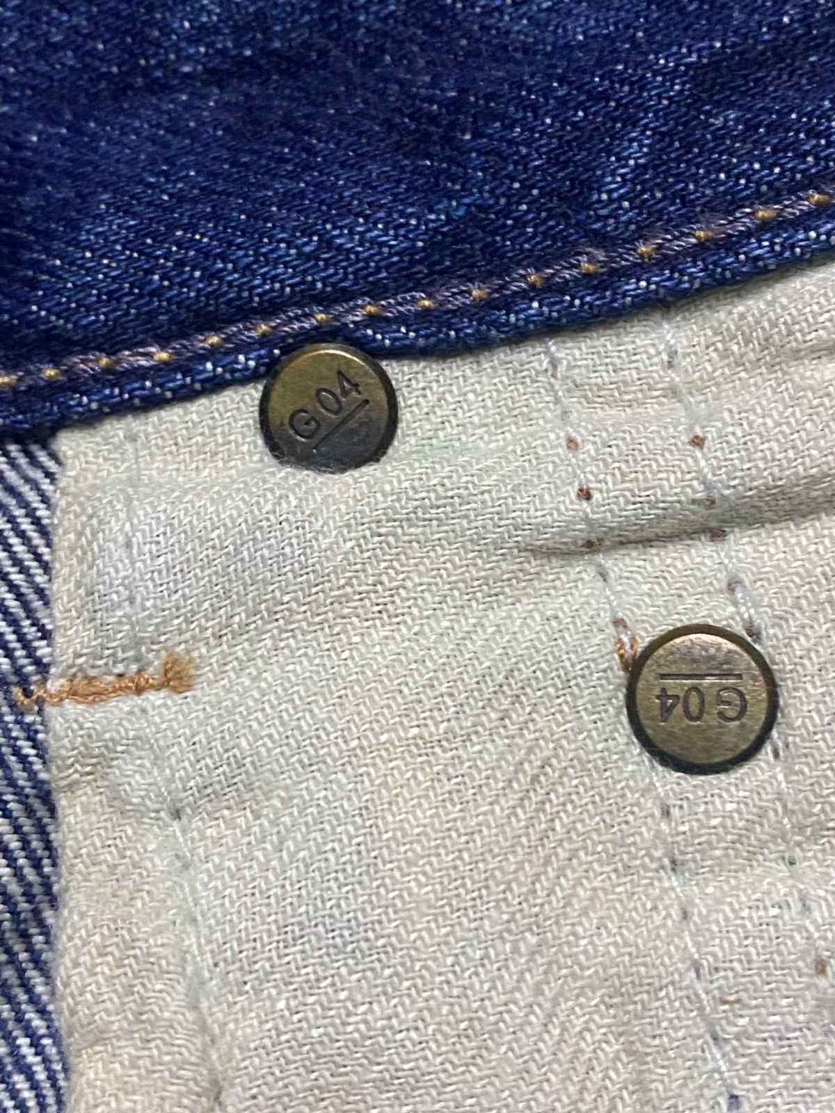 GOA Goa Selvedge Denim Distressed Jeans Size US 30 / EU 46 - 16 Thumbnail