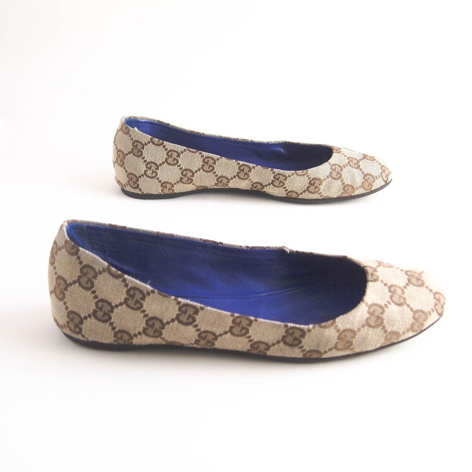 Gucci Gucci Ballet Flats Brown Supreme GG Canvas EU 36.5 US 6.5 Size US 6.5 / IT 36.5 - 5 Thumbnail