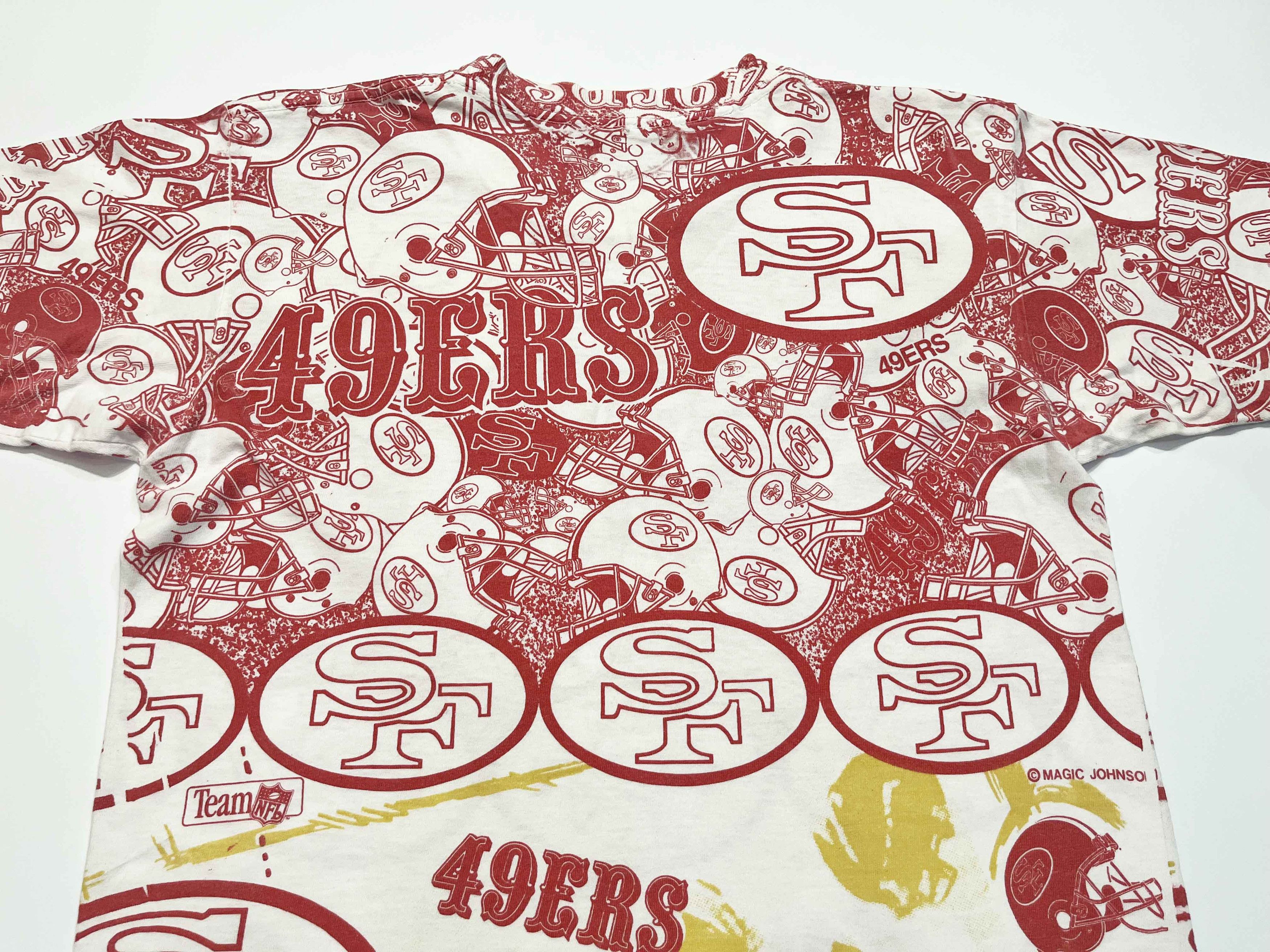 Vintage Vintage Magic Johnson Ts NFL San Francisco 49ers AOP T-Shirt Size US M / EU 48-50 / 2 - 10 Thumbnail
