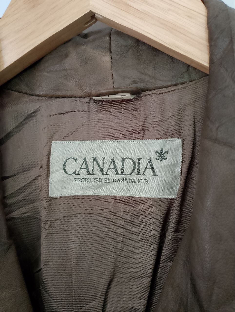 Vera Pelle Vintage VERA PELLE Canadia Echt Leder Real Leather Jacket Size US L / EU 52-54 / 3 - 9 Thumbnail