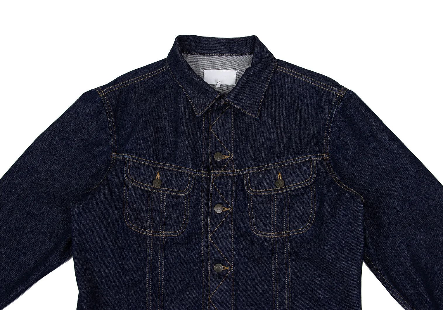 Maison Margiela Denim Trucker Jacket in Indigo, Size 48 Size US M / EU 48-50 / 2 - 2 Thumbnail
