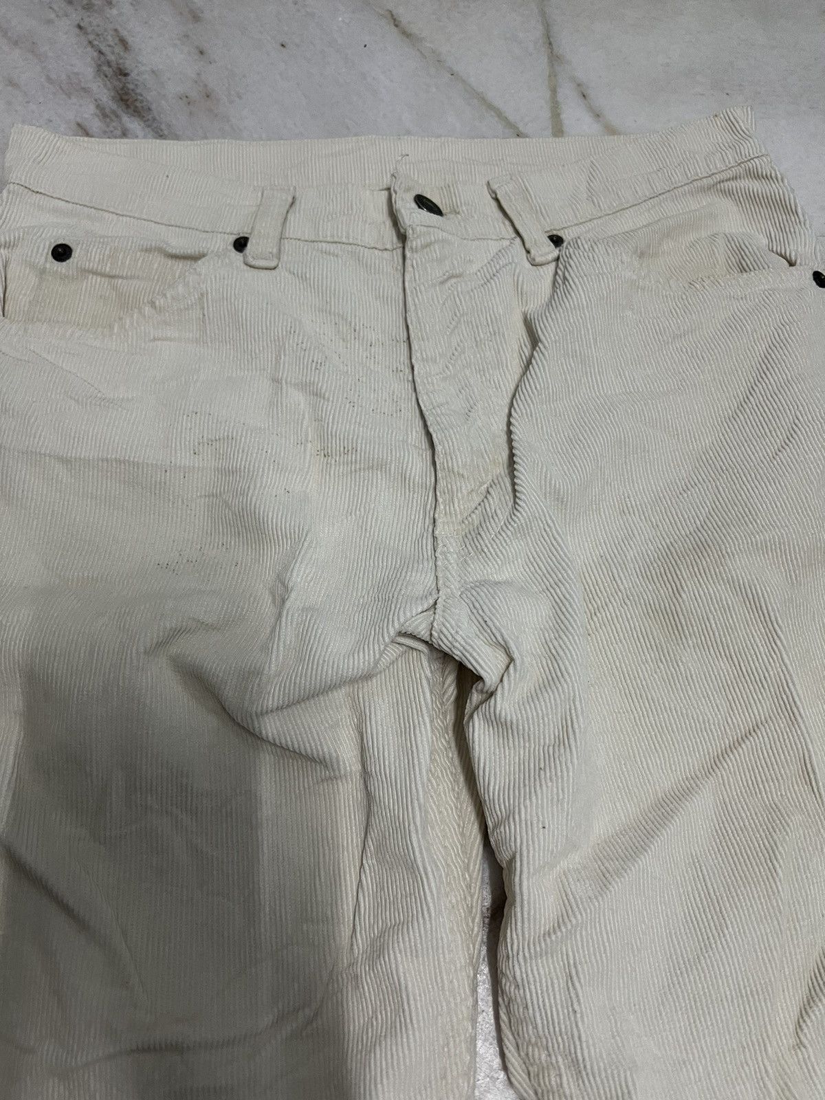 Levi's × Levi's Vintage Clothing × Vintage VINTAGE 80’S LEVIS 517 WHITE TAG FLARE CORDUROY PANTS Size US 30 / EU 46 - 4 Thumbnail
