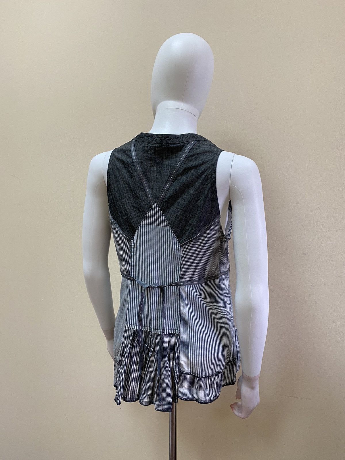 Marithe + Francois Girbaud Le Jean De Marithe Francois Girbaud Button Up Vest Size 44 Size M / US 6-8 / IT 42-44 - 8 Thumbnail