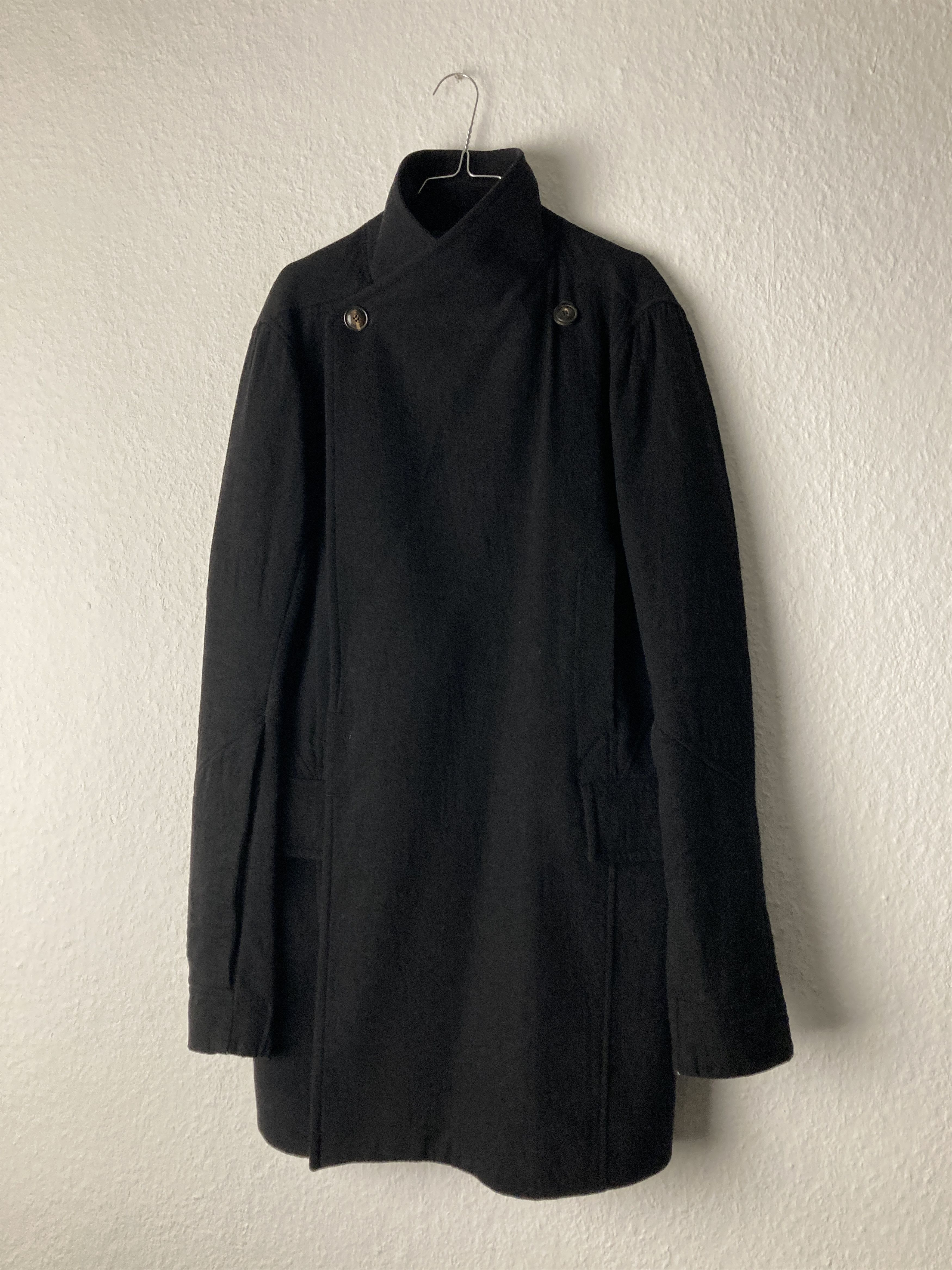Rick Owens F/W 09 “CRUST” Boiled Wool Runway Berger Coat Rick Owens Size US M / EU 48-50 / 2 - 2 Thumbnail