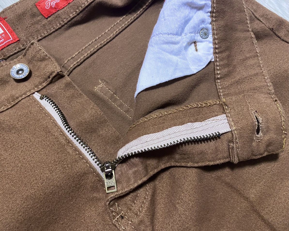 Obey × Shepard Fairey Obey Propaganda Brown Stretch Cotton Casual Trousers Pants Size US 32 / EU 48 - 12 Thumbnail