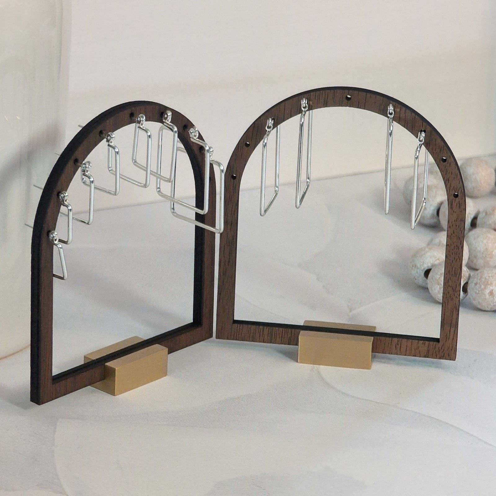 Other Versatile VTG 1980 Set of 6 Silver-Tone Square Hoop Earrings Size ONE SIZE - 3 Thumbnail