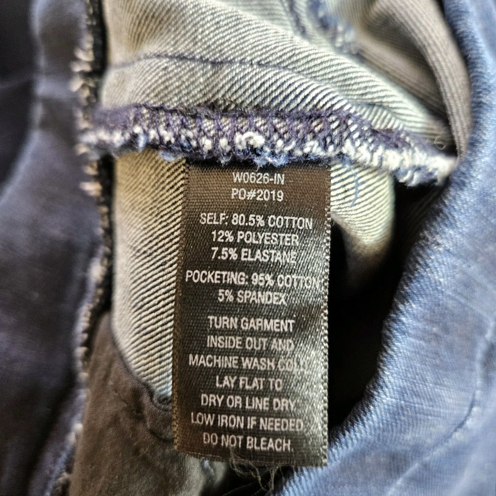 Vintage Betabrand Womens Jeans Straight Pull On XL Blue High Rise T Size 40" / US 18 - 6 Thumbnail