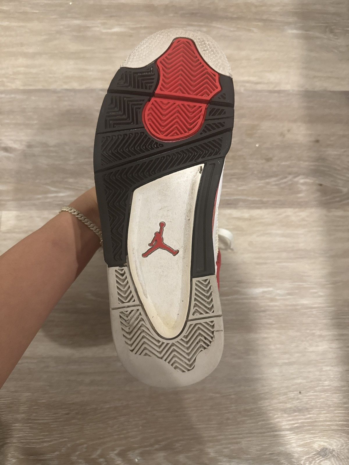 Jordan Brand Jordan 4 Retro Red Cement Size US 8.5 / EU 41-42 - 8 Thumbnail