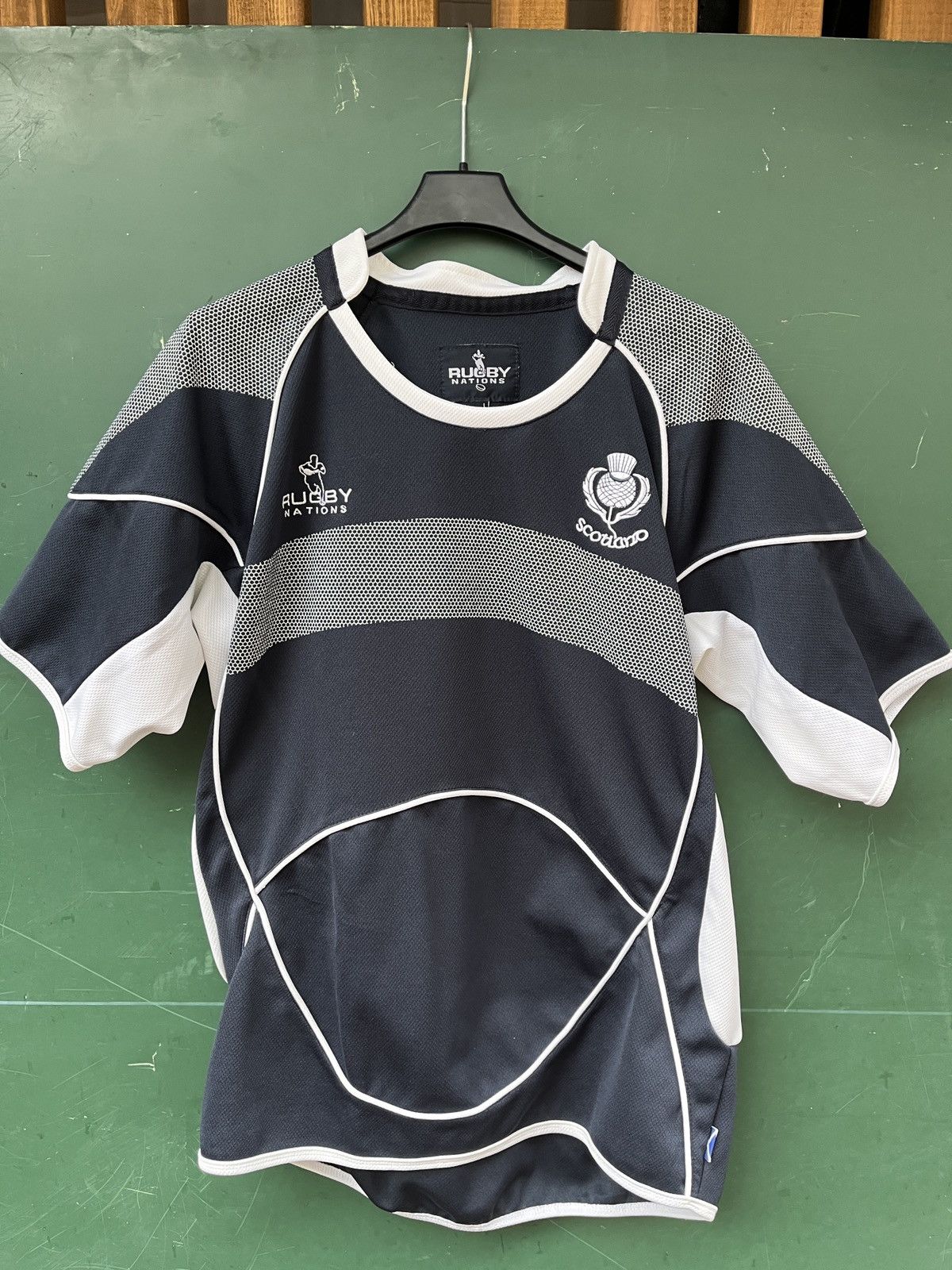 Vintage Vintage Scotland Rugby Nation Polo Chief Keef Size US L / EU 52-54 / 3 - 1 Thumbnail