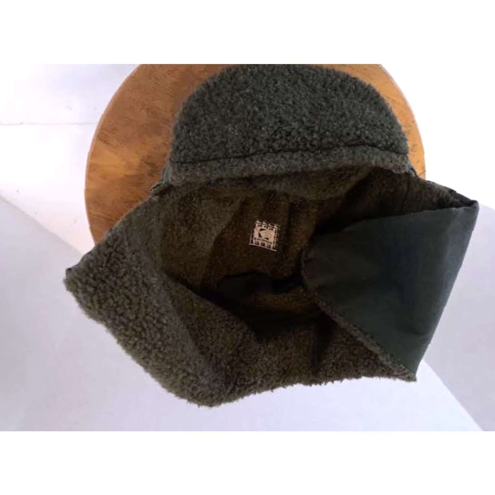 Vintage VINTAGE Broner Skull Cap Insulated Military Style with Adjustable Chin Strap Ear Flap Green Men Canvas Cotton Winter Size Adjustable 7 1/2 Large Size ONE SIZE - 6 Thumbnail