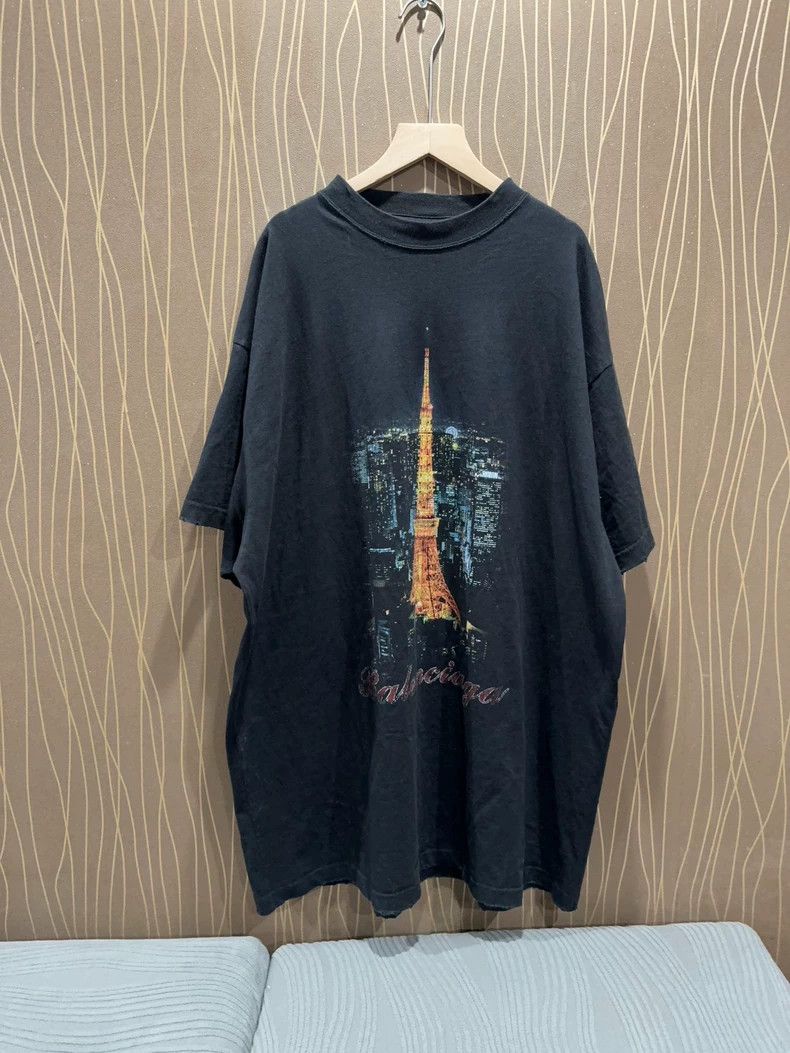 Balenciaga Balenciaga 24 Tokyo Tower Short Sleeve Size US L / EU 52-54 / 3 - 1 Thumbnail
