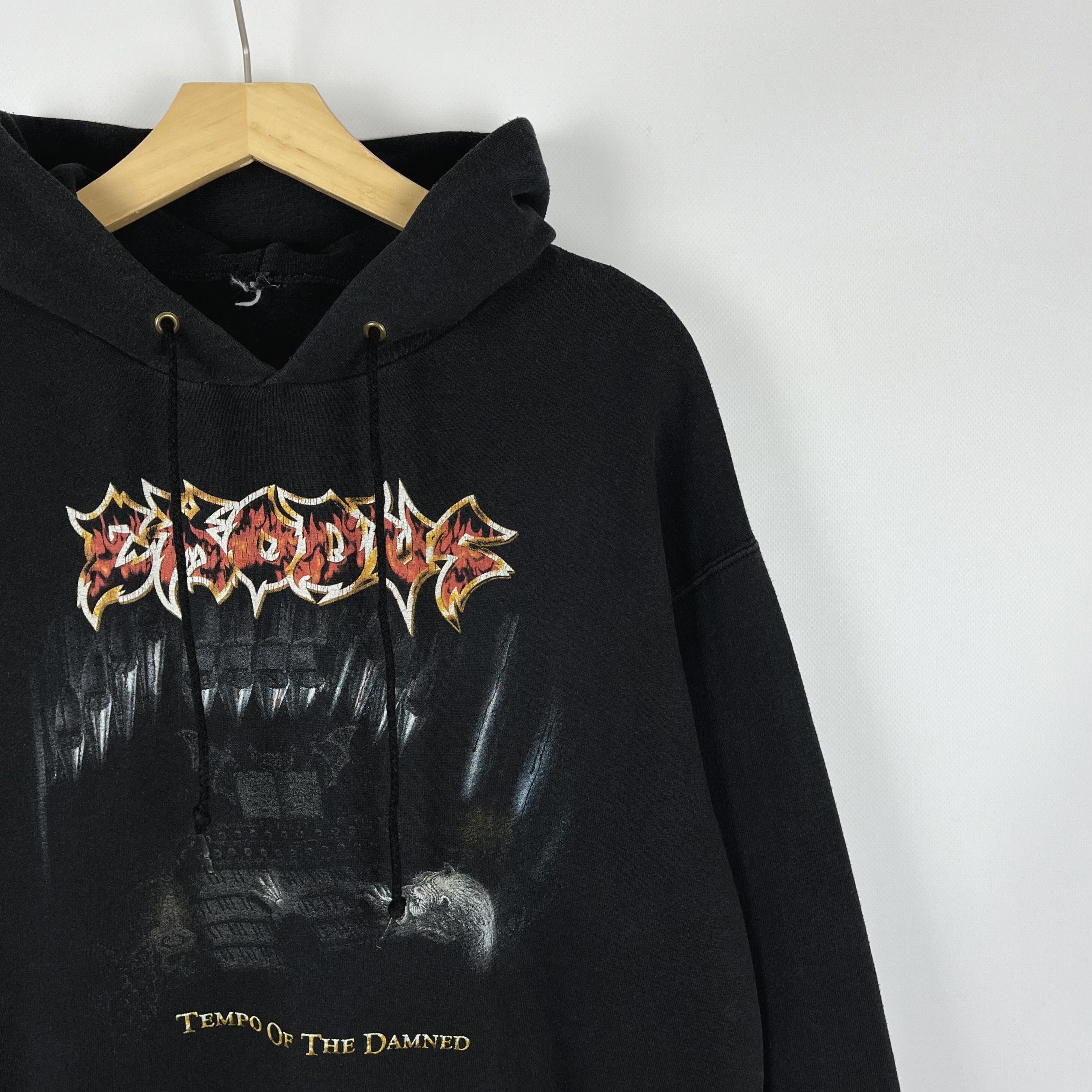 Band Tees Vintage Exodus Thrash Metal Band Hoodie 2004 Size US M / EU 48-50 / 2 - 2 Thumbnail