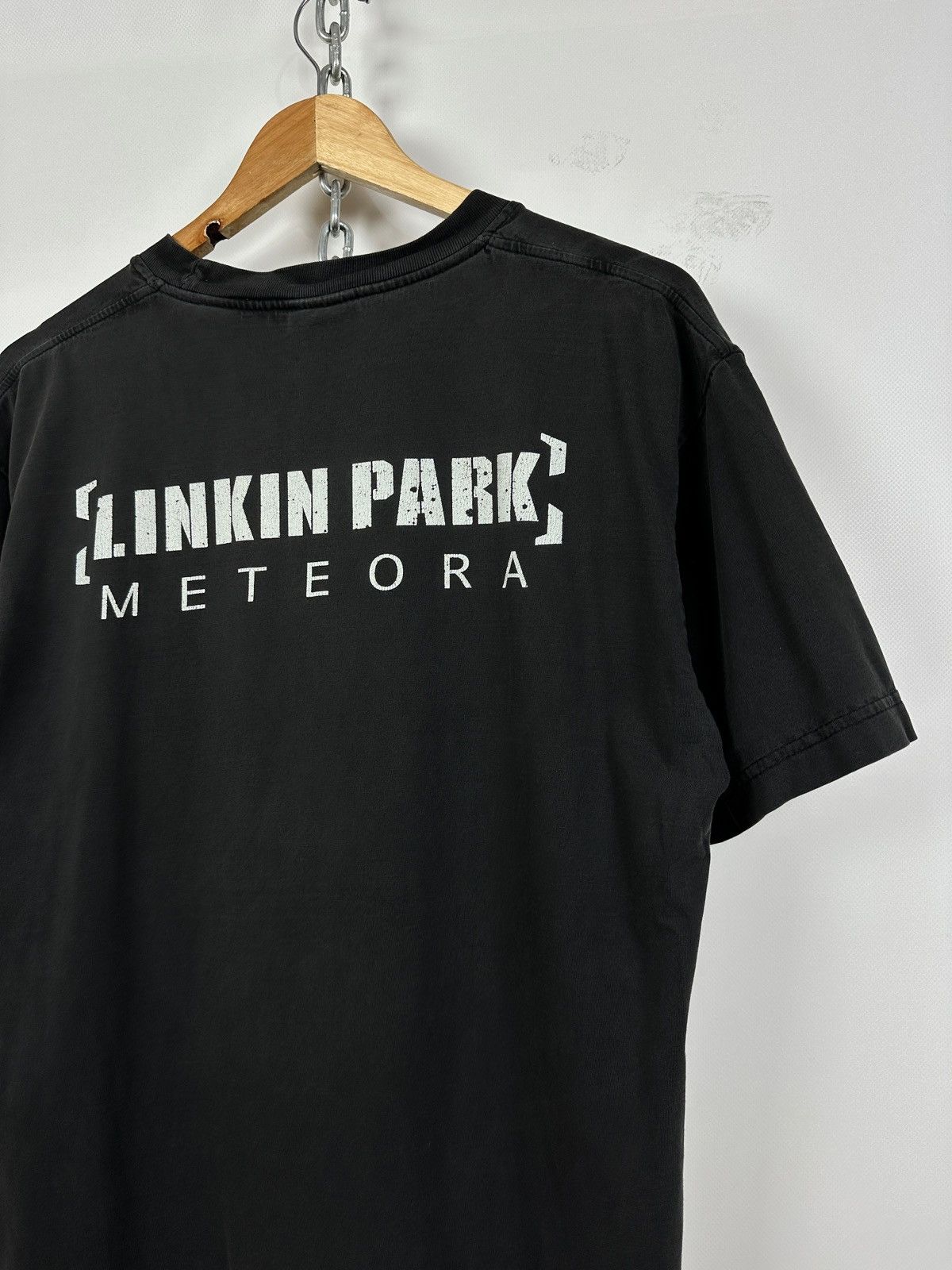 Band Tees Vintage Linkin Park Meteora Faded Black T-Shirt Size US L / EU 52-54 / 3 - 13 Thumbnail