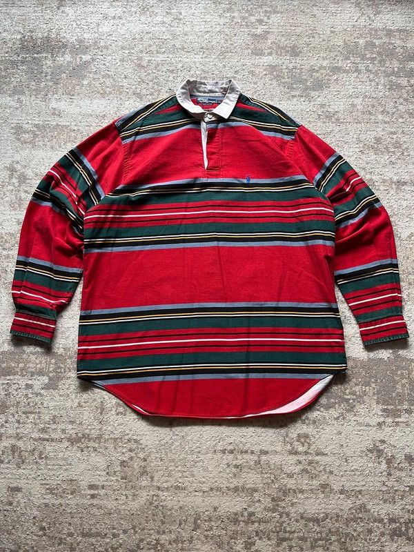 Polo Ralph Lauren Polo Ralph Lauren Sz XL Small Pony Stripped Size US XL / EU 56 / 4 - 1 Thumbnail