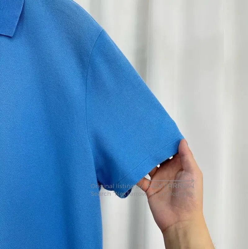 Thom Browne Thom Browne Blue Cotton Striped Polo Shirt . Size US L / EU 52-54 / 3 - 4 Thumbnail