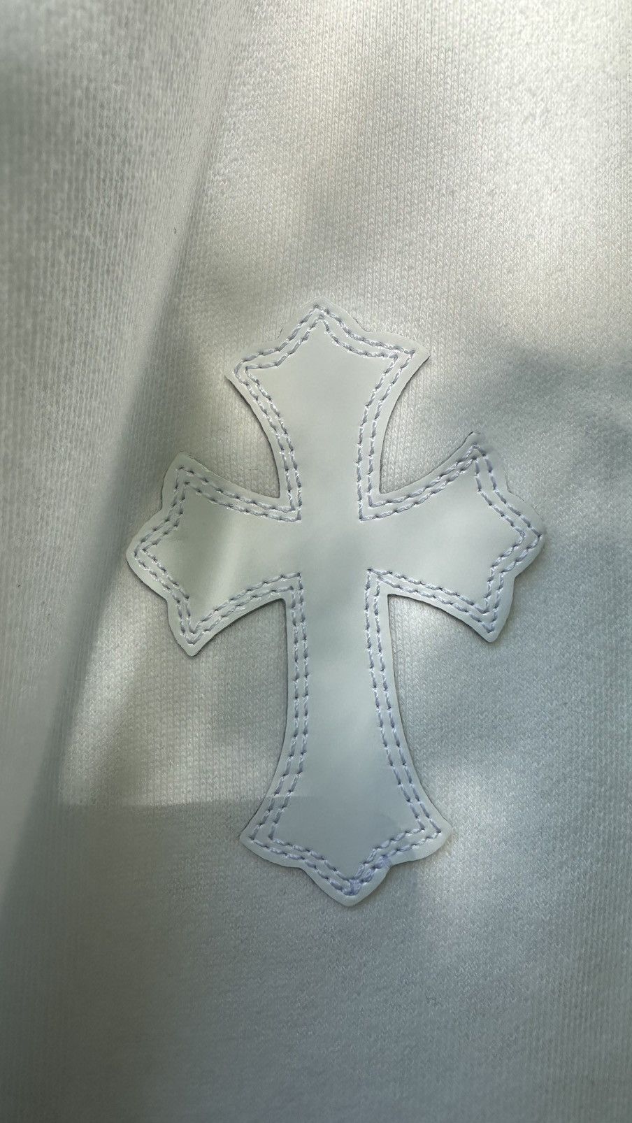 Chrome Hearts Chrome Hearts White & Leopard Cross Patch Sweatshirt Size US L / EU 52-54 / 3 - 16 Thumbnail