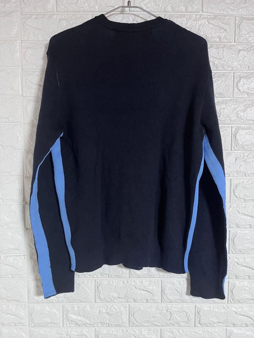 Comme des Garcons × Comme des Garcons Homme CDGH College Wool Knit Sweater Size US M / EU 48-50 / 2 - 2 Thumbnail