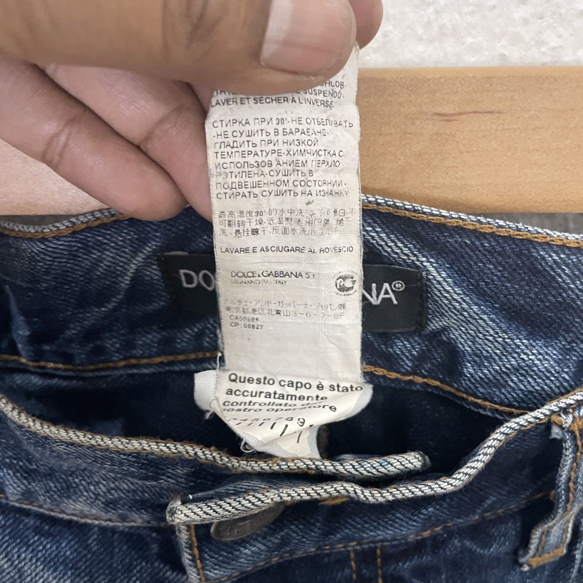 Dolce & Gabbana Vintage Dolce & Gabbana Italian Denim Jean Size US 34 / EU 50 - 8 Thumbnail
