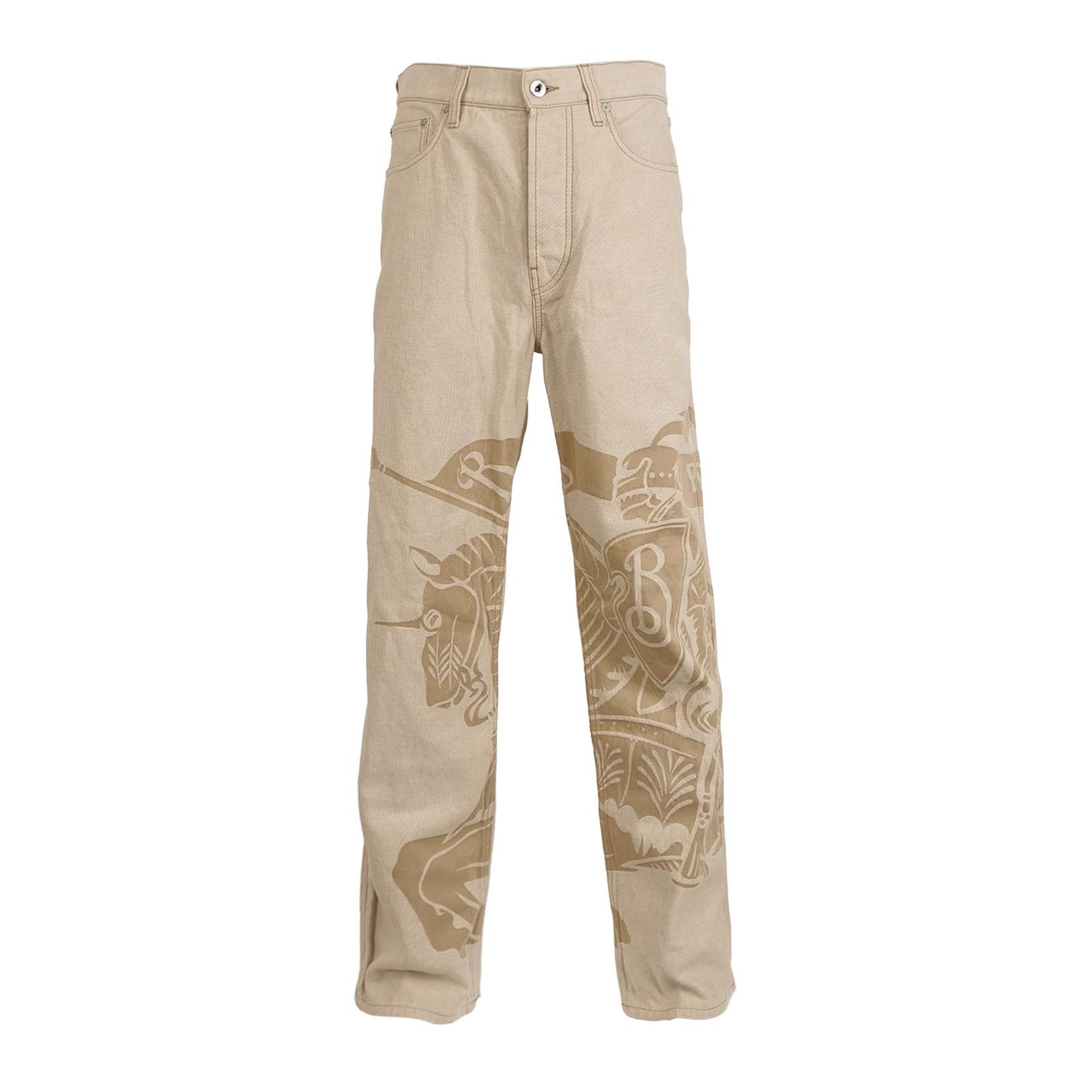 Burberry Burberry Equestrian Knight Casual Pants Size 31 Size US 31 - 1 Thumbnail