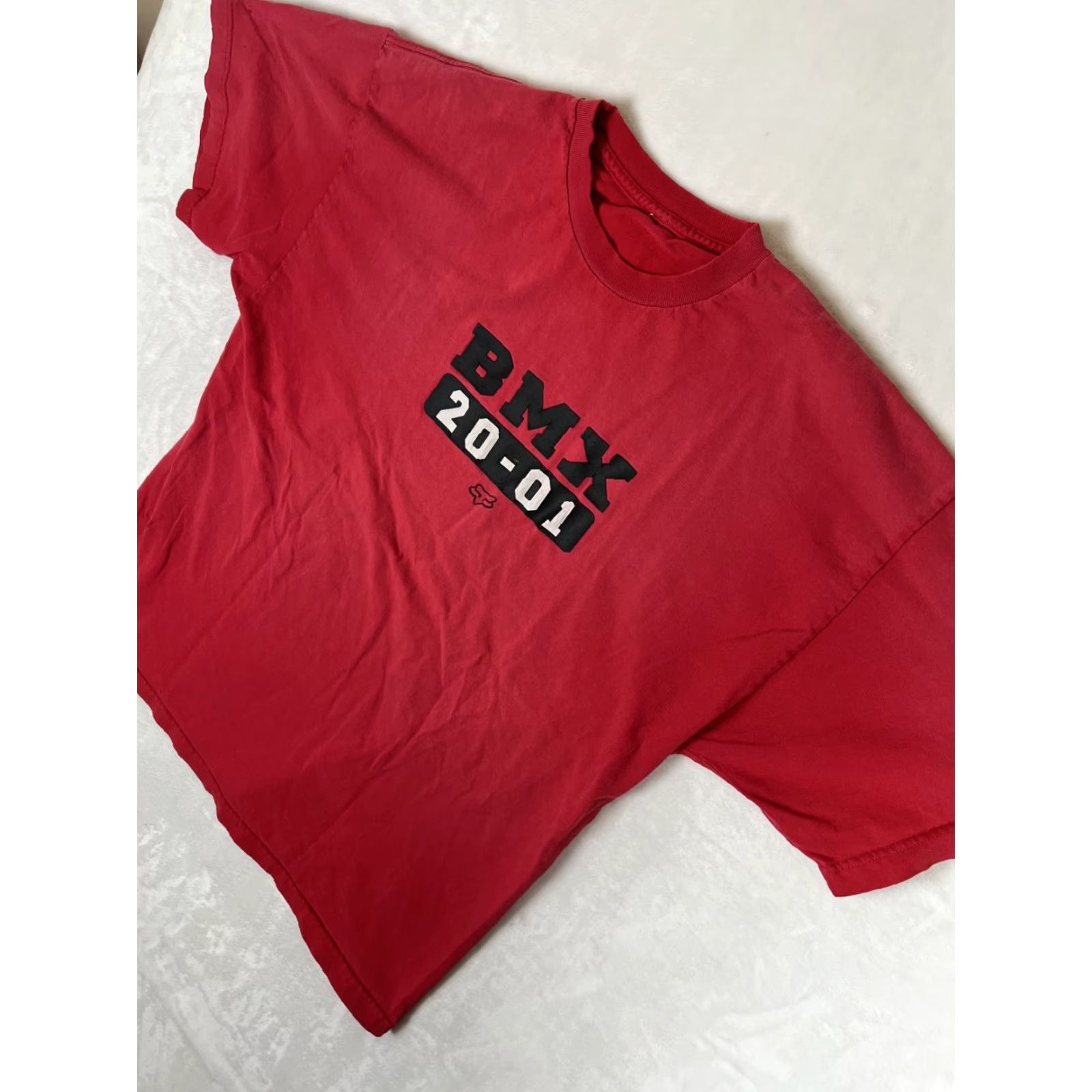 Vintage VINTAGE Fox T-Shirt Fox Racing BMX T-Shirt XL Men Red 2000s Graphic Print Short Sleeve Crew Neck Logo Size US XL / EU 56 / 4 - 6 Thumbnail