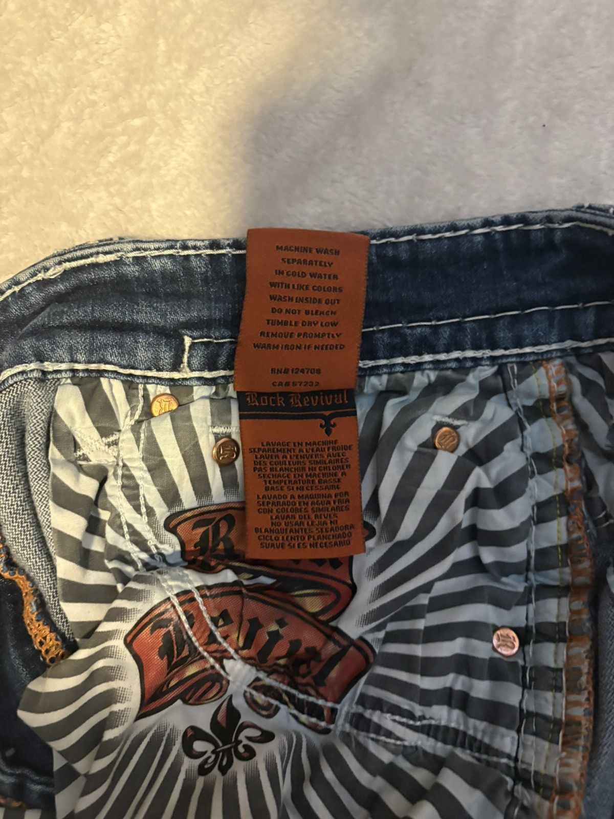 Rock Revival Rock Revival Tabby Straight Jeans Size US 30 / EU 46 - 6 Thumbnail