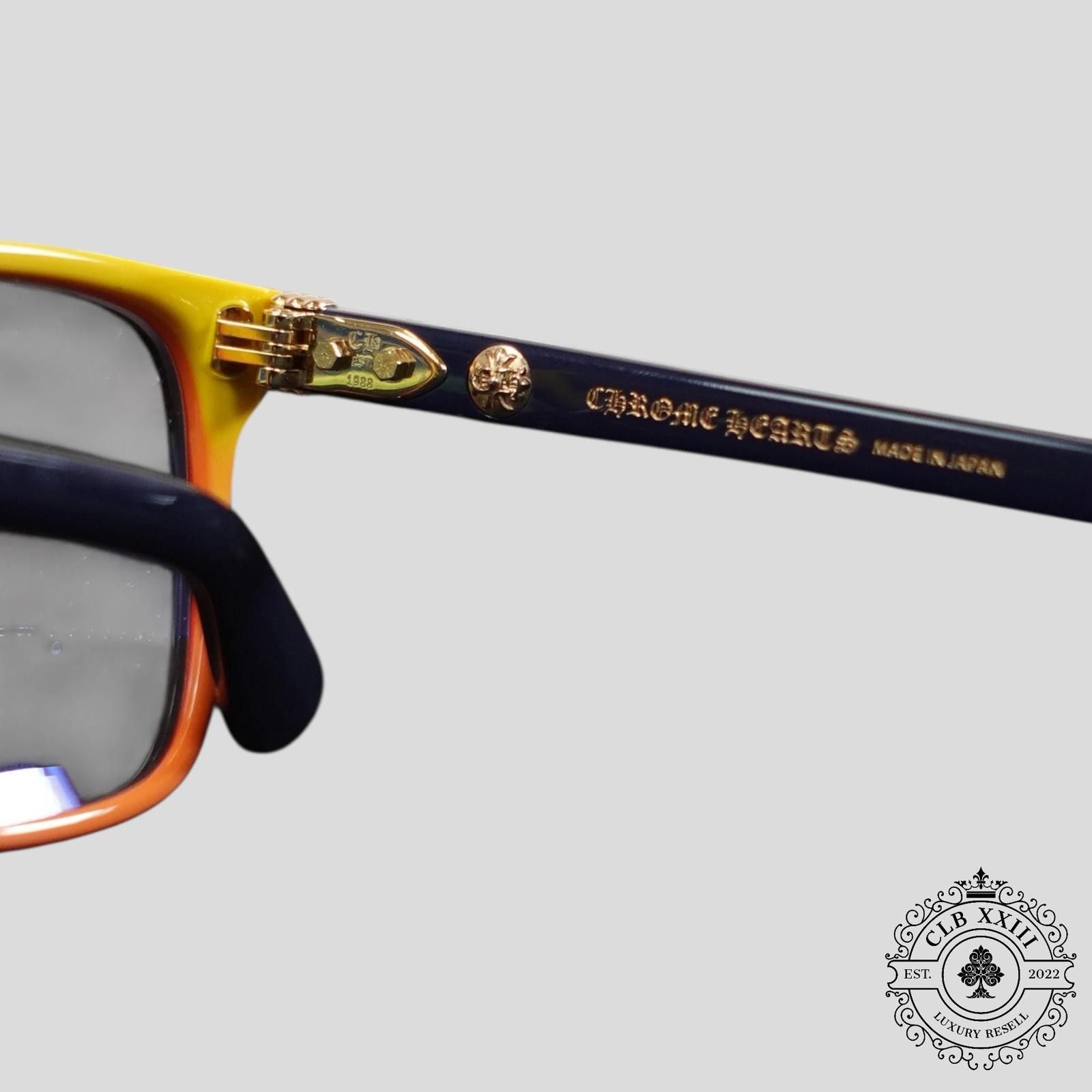 Chrome Hearts Chrome Hearts Thirst Trap Glasses in Navy/Multicolor Size ONE SIZE - 5 Thumbnail