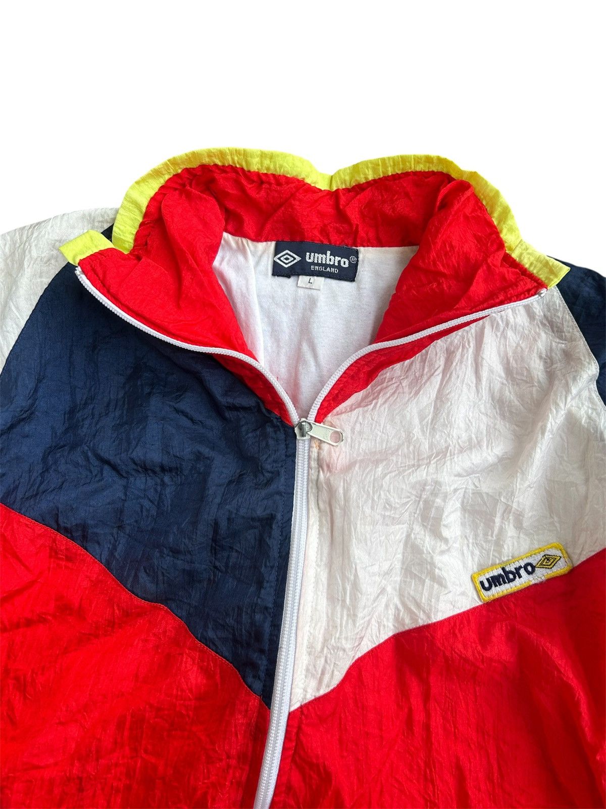 Umbro Vintage 80’s Umbro Tracksuit Jacket Size US L / EU 52-54 / 3 - 3 Thumbnail