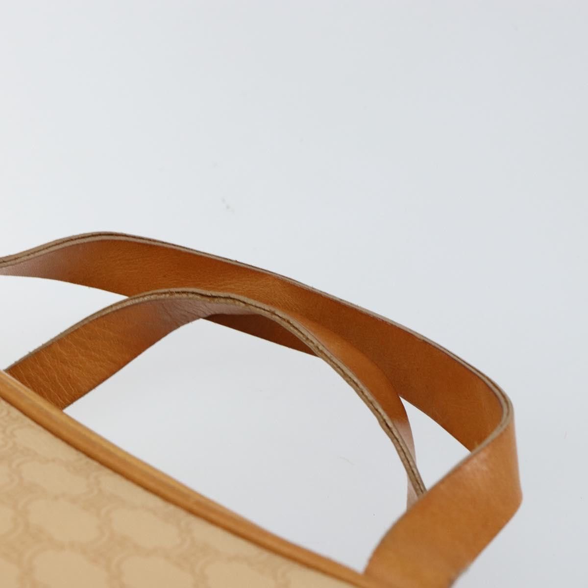 Celine CELINE Macadam Canvas Hand Bag Pvc Beige Gold Size ONE SIZE - 8 Thumbnail