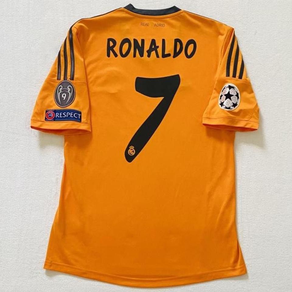 Real Madrid Ronaldo 2013 14 third Champions League jersey
