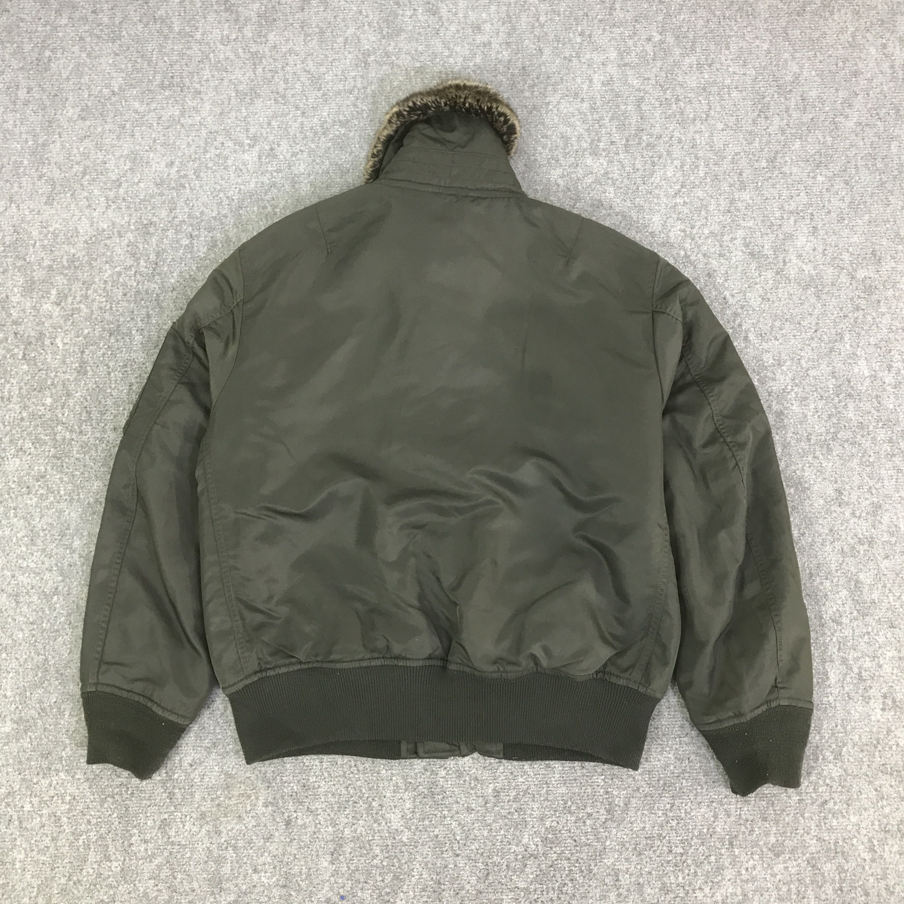 Japanese Brand JAPANESE BRAND GU FUR COLLAR BOMBER JACKET K99B4 Size US L / EU 52-54 / 3 - 3 Thumbnail