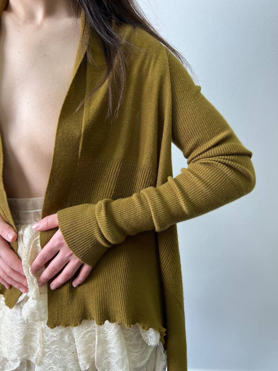 Rick Owens Rick Owens Fogachine S/S 22 Cashmere Knit Cardigan Size M / US 6-8 / IT 42-44 - 1 Thumbnail