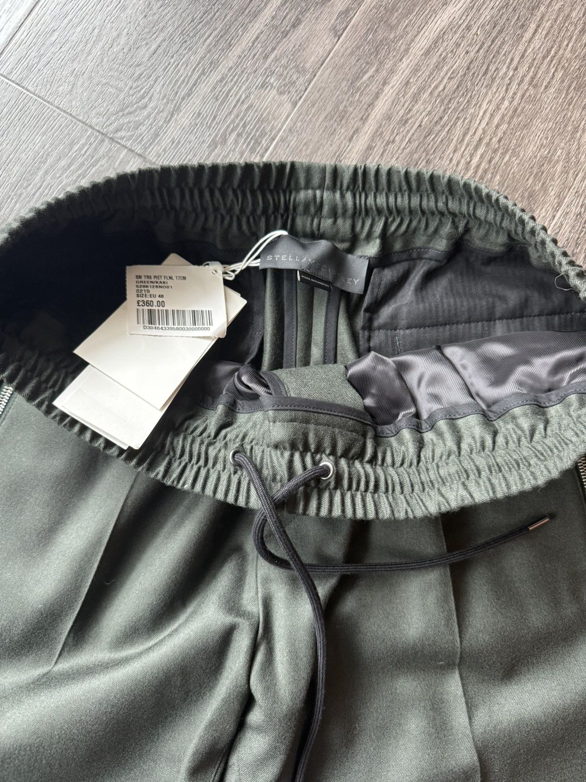 Stella McCartney Men's Stella McCartney Olive Green Pants Trousers Size US 32 / EU 48 - 4 Thumbnail