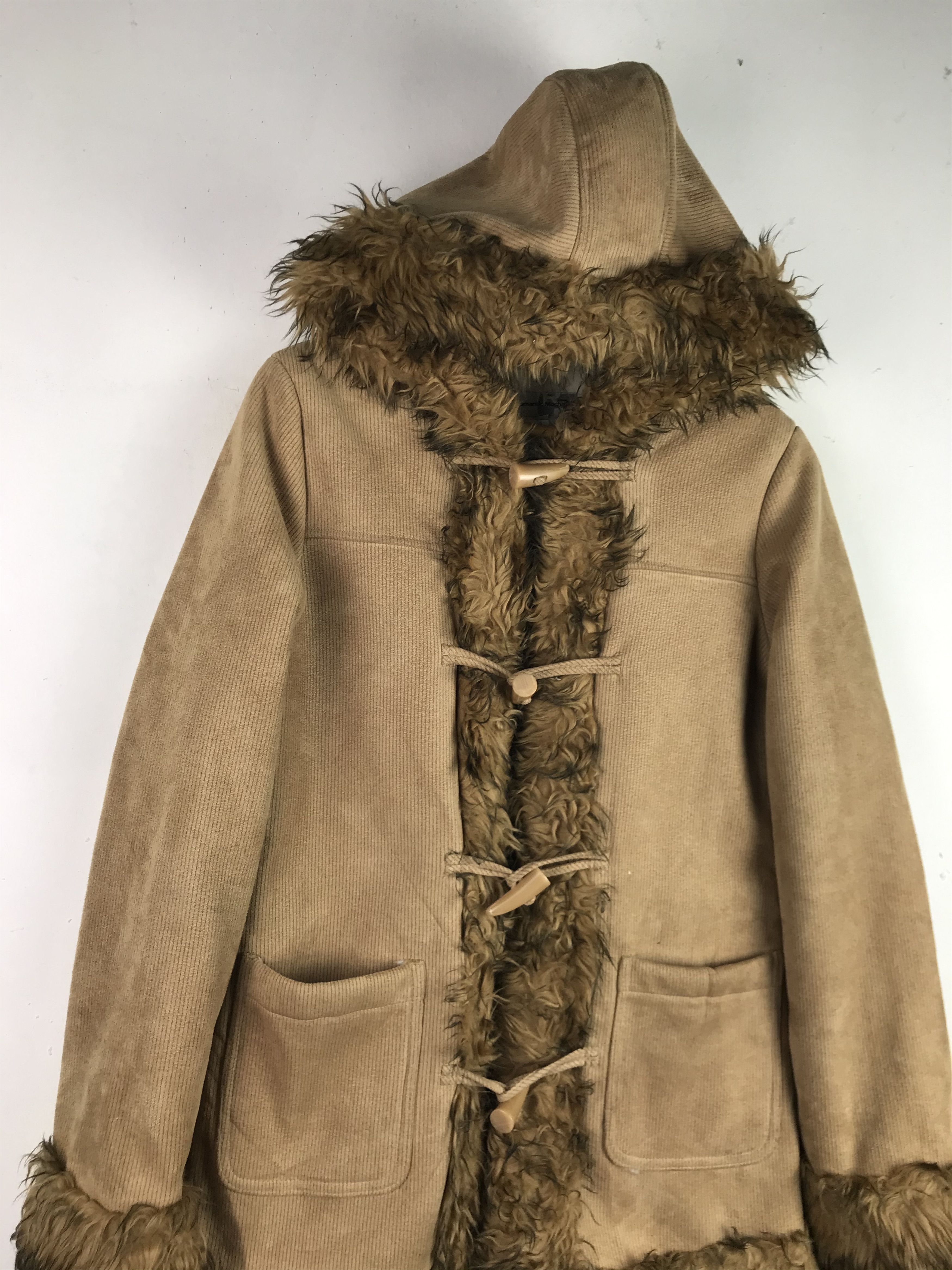 If Six Was Nine × Japanese Brand × Vintage Vintage Rare Design Mohair Duffle Jacket Size US M / EU 48-50 / 2 - 6 Thumbnail