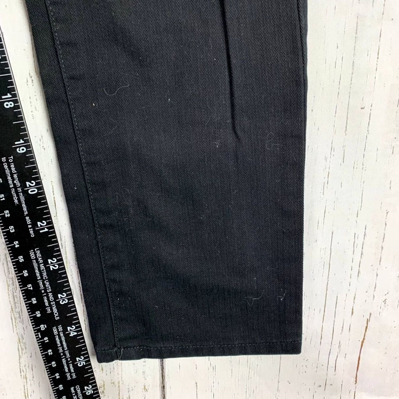 Vintage Place Black Skinny Fit Jeans Pants Denim Women Size 12 Mid Rise 26 Size 26" / US 2 / IT 38 - 7 Thumbnail