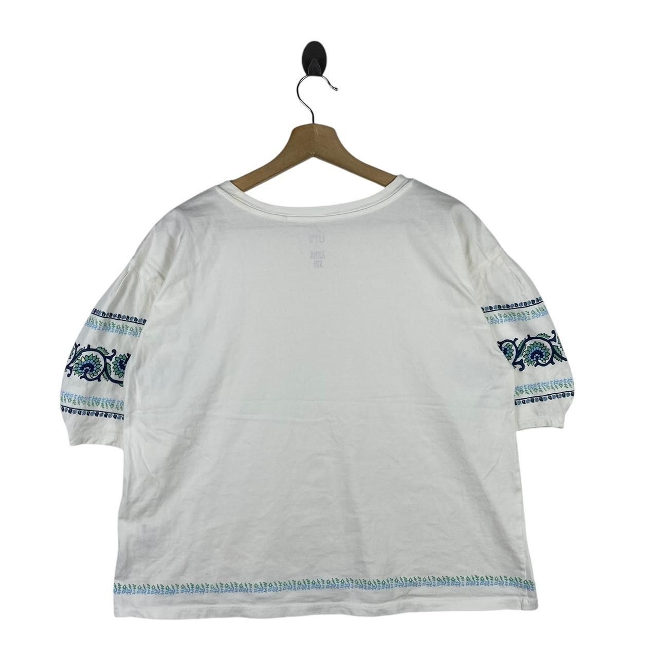 Anna Sui ANNA SUI x UNIQLO Collaboration Bohemian Style Tee Shirt Top Size L / US 10 / IT 46 - 3 Thumbnail