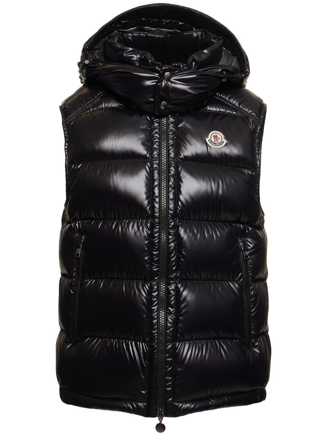 MONCLER Bormes Men's Black Down Vest New size