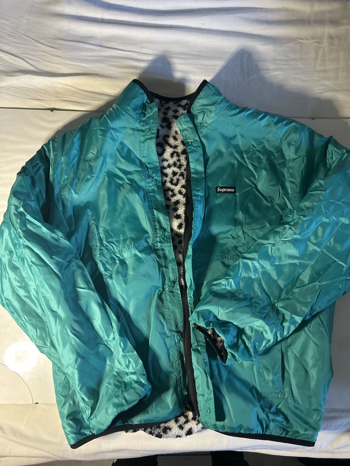 Supreme Supreme FW17 Reversible Leopard Fleece Size US L / EU 52-54 / 3 - 3 Thumbnail