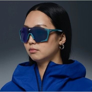 Nike NIKE CHARGED SHIELD IB3518X 009 Sunglasses Grey Shield Frame Size ONE SIZE - 2 Thumbnail