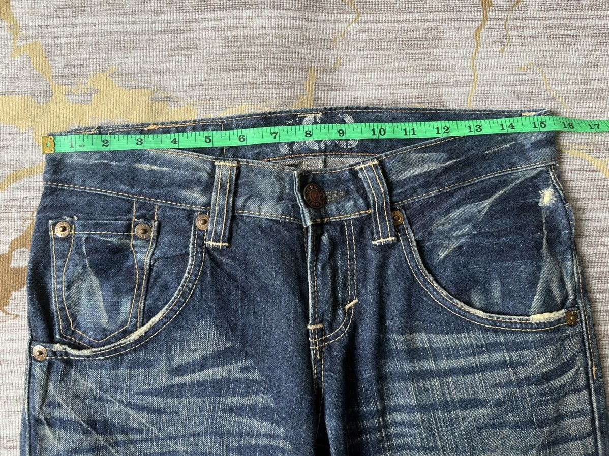 Tornado Mart FLARE Edwin 503 Claw Marks Design Denim Size US 30 / EU 46 - 4 Thumbnail