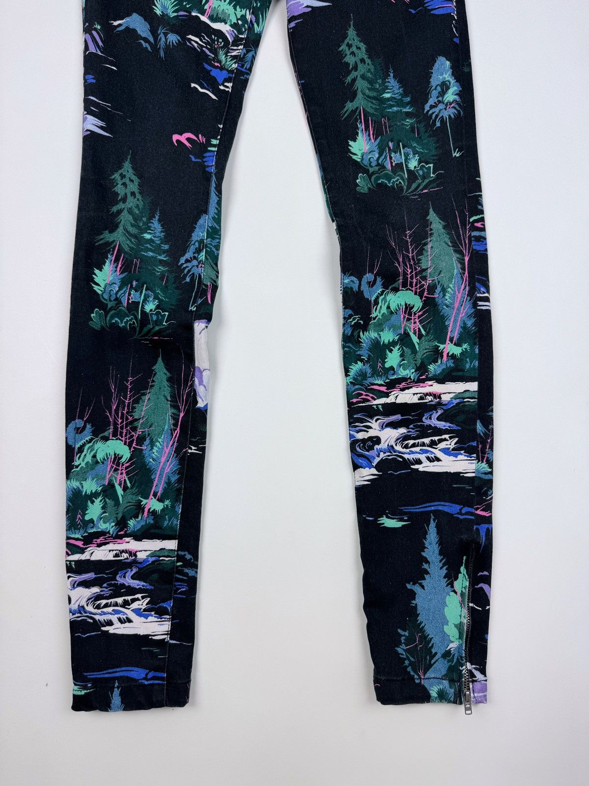 Balenciaga Balenciaga Forest Graphic Skinny Pants Size 26" / US 2 / IT 38 - 4 Thumbnail