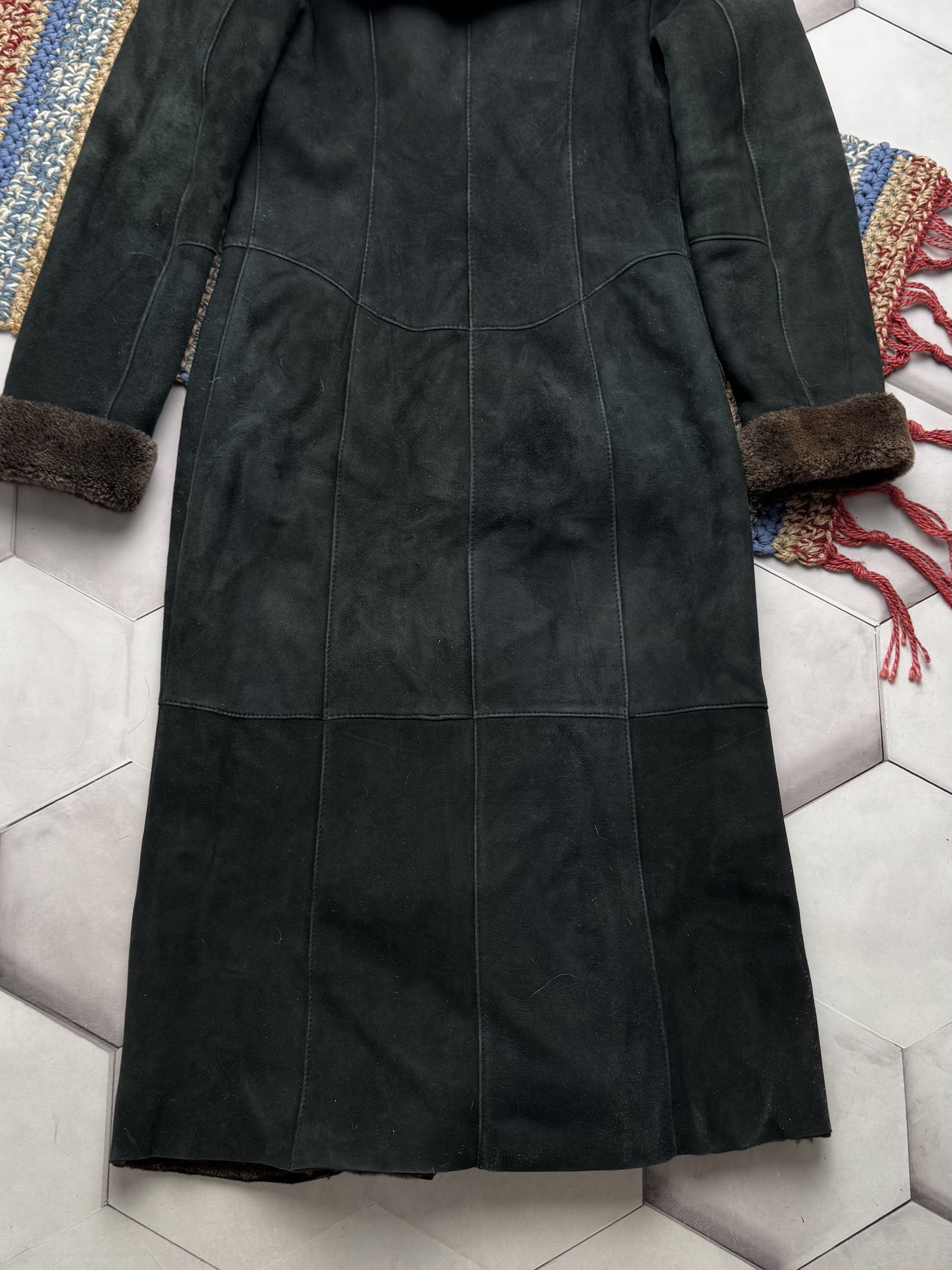 Japanese Brand Vintage Real Sheepskin Hooded Coat (E4) Size S / US 4 / IT 40 - 10 Thumbnail