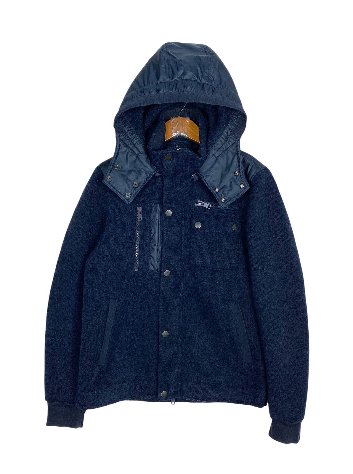 Aeronautica Militare Rare‼️ Aeronautica Militare Wool Hoodie Coat Size US S / EU 44-46 / 1 - 1 Thumbnail