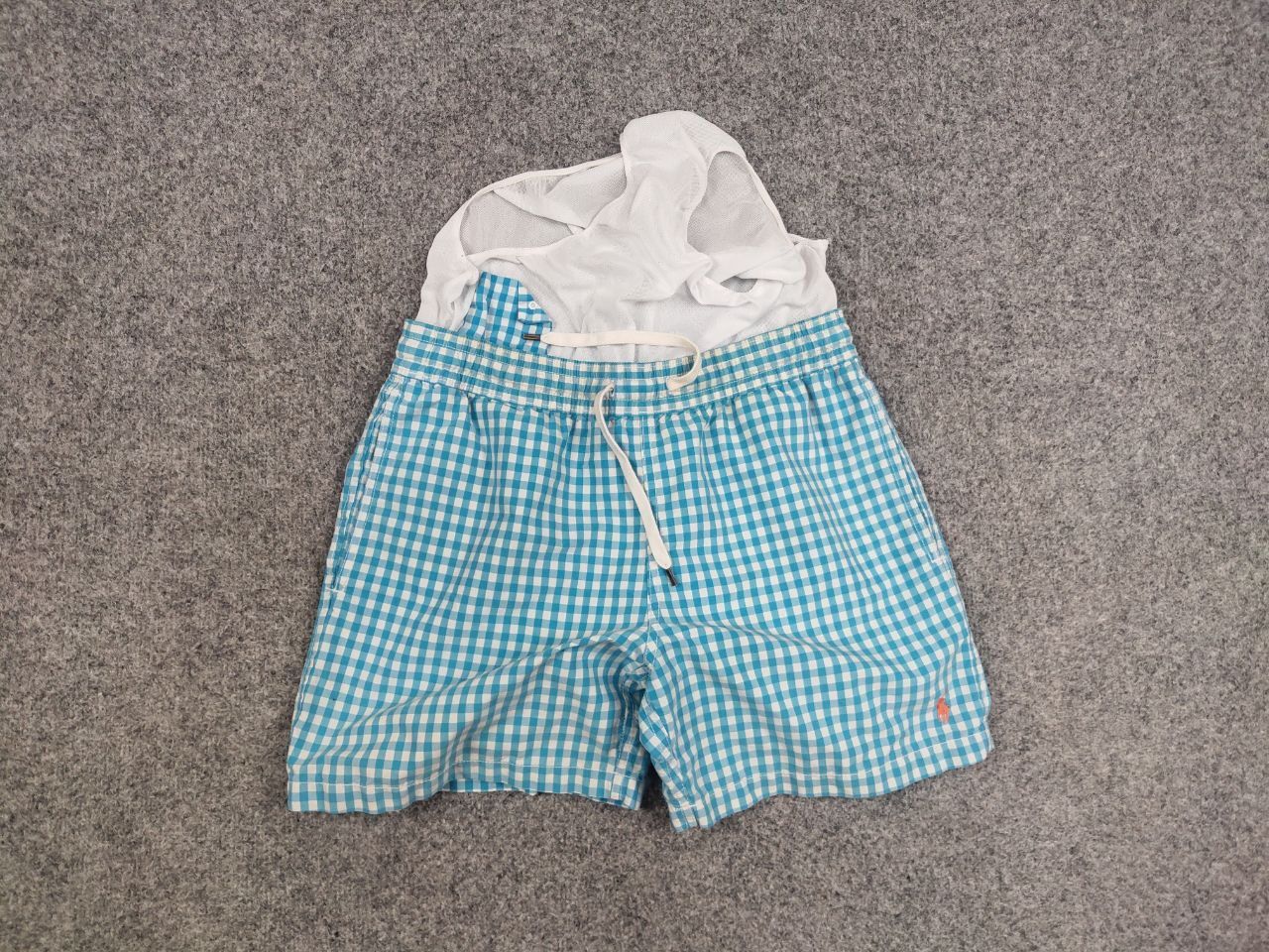 Polo Ralph Lauren Vintage Polo Ralph Lauren Blue checkered Cotton Blend Shorts Size US 32 / EU 48 - 12 Thumbnail