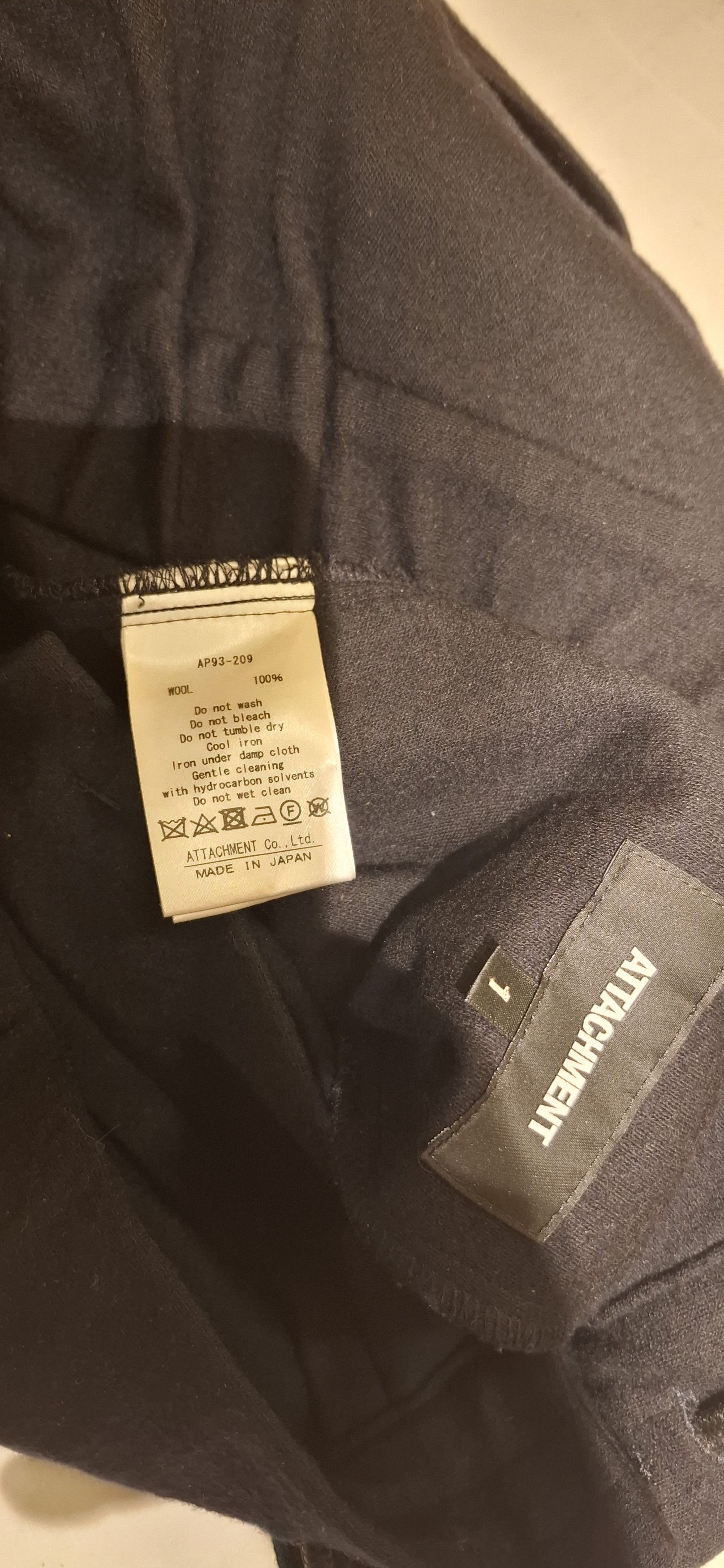 Attachment Wool Flannel Easy Pants Size US 28 / EU 44 - 4 Thumbnail