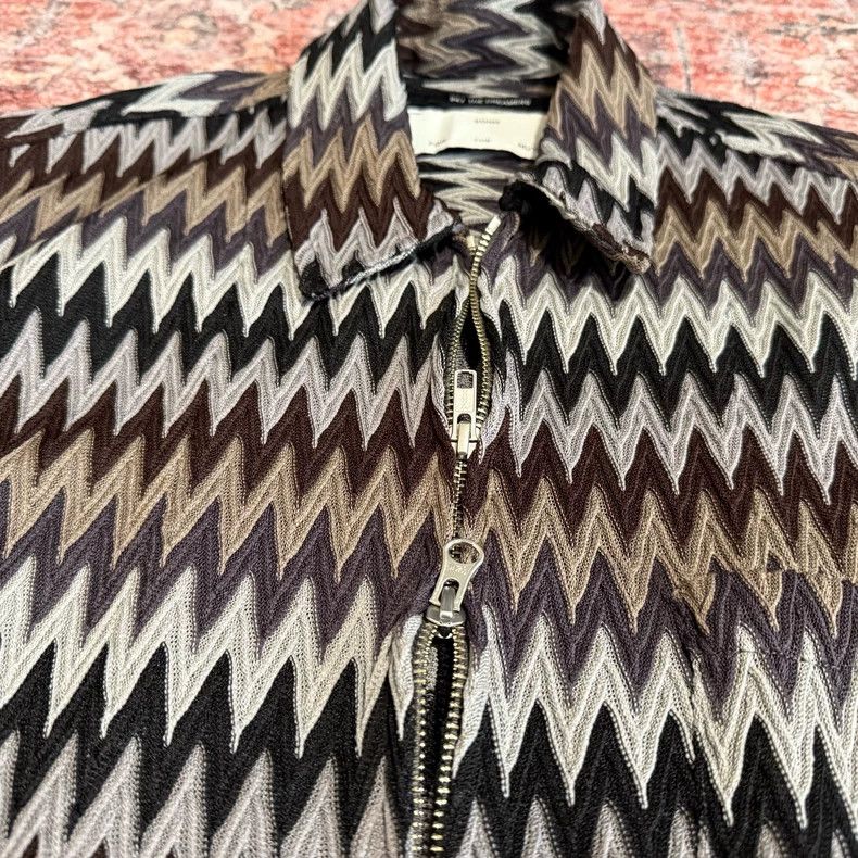 Song For The Mute Song For The Mute woven wave pattern short-sleeve shirt Size US S / EU 44-46 / 1 - 3 Thumbnail