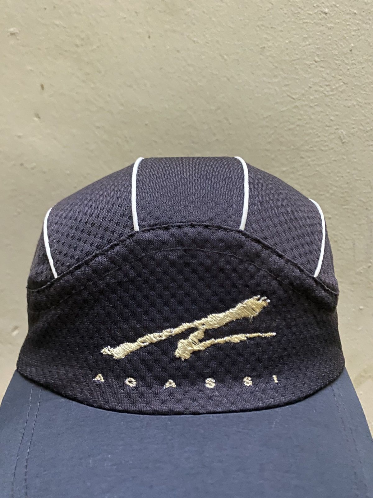 Nike Vintage Nike Andre Agassi Tennis Headwear 90s 2000s y2k Size ONE SIZE - 2 Thumbnail