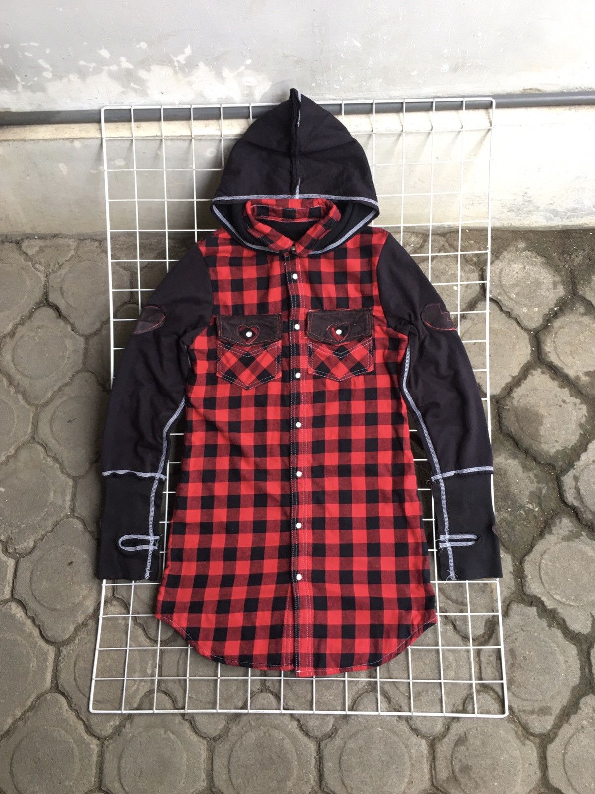 If Six Was Nine × Vintage Y2k Syc Fuk gothic skull patches hoodie Size M / US 6-8 / IT 42-44 - 1 Thumbnail