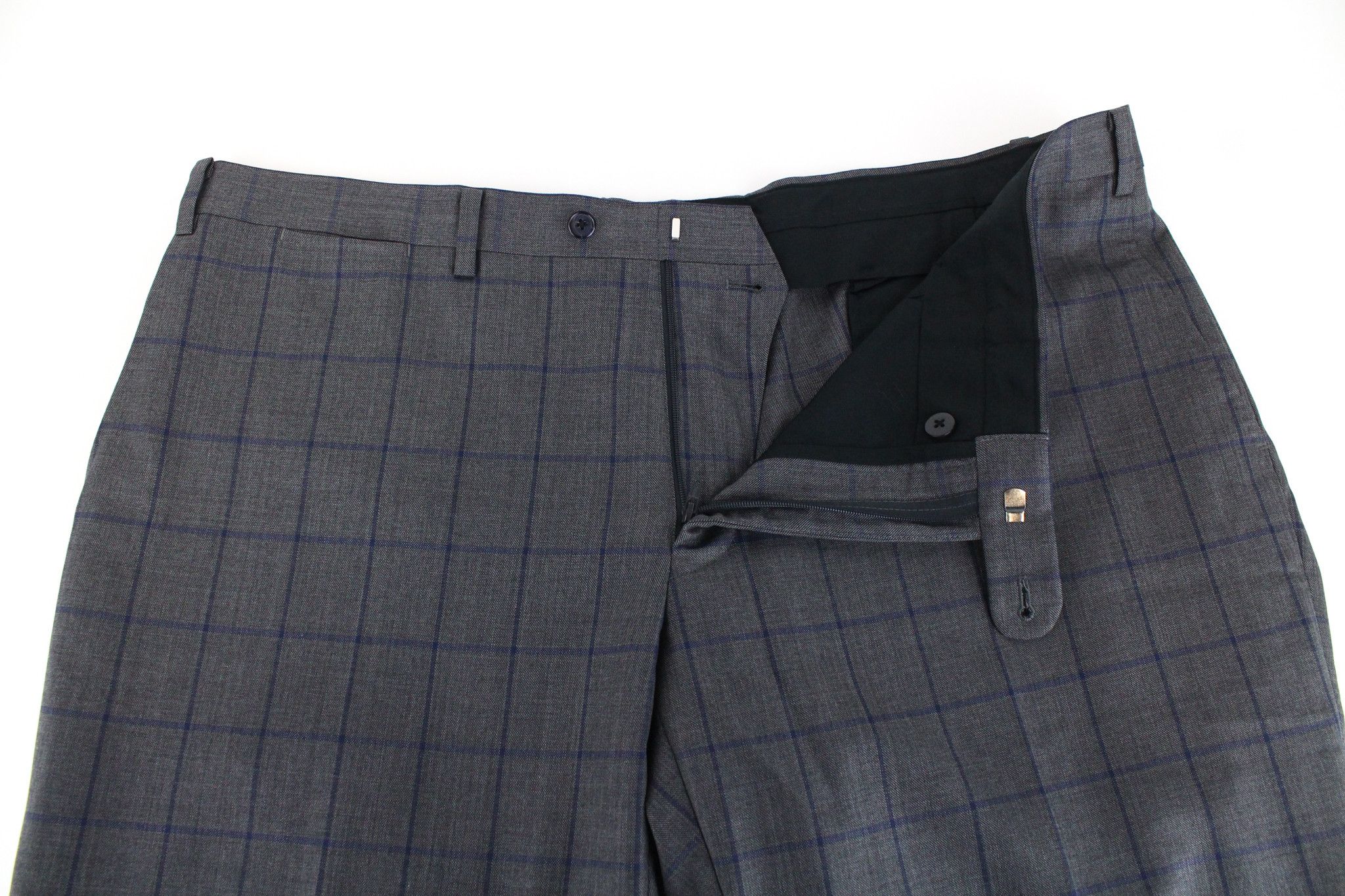 Suitsupply UK46S Grey Wool Trousers 66756 Size US 36 / EU 52 - 4 Thumbnail