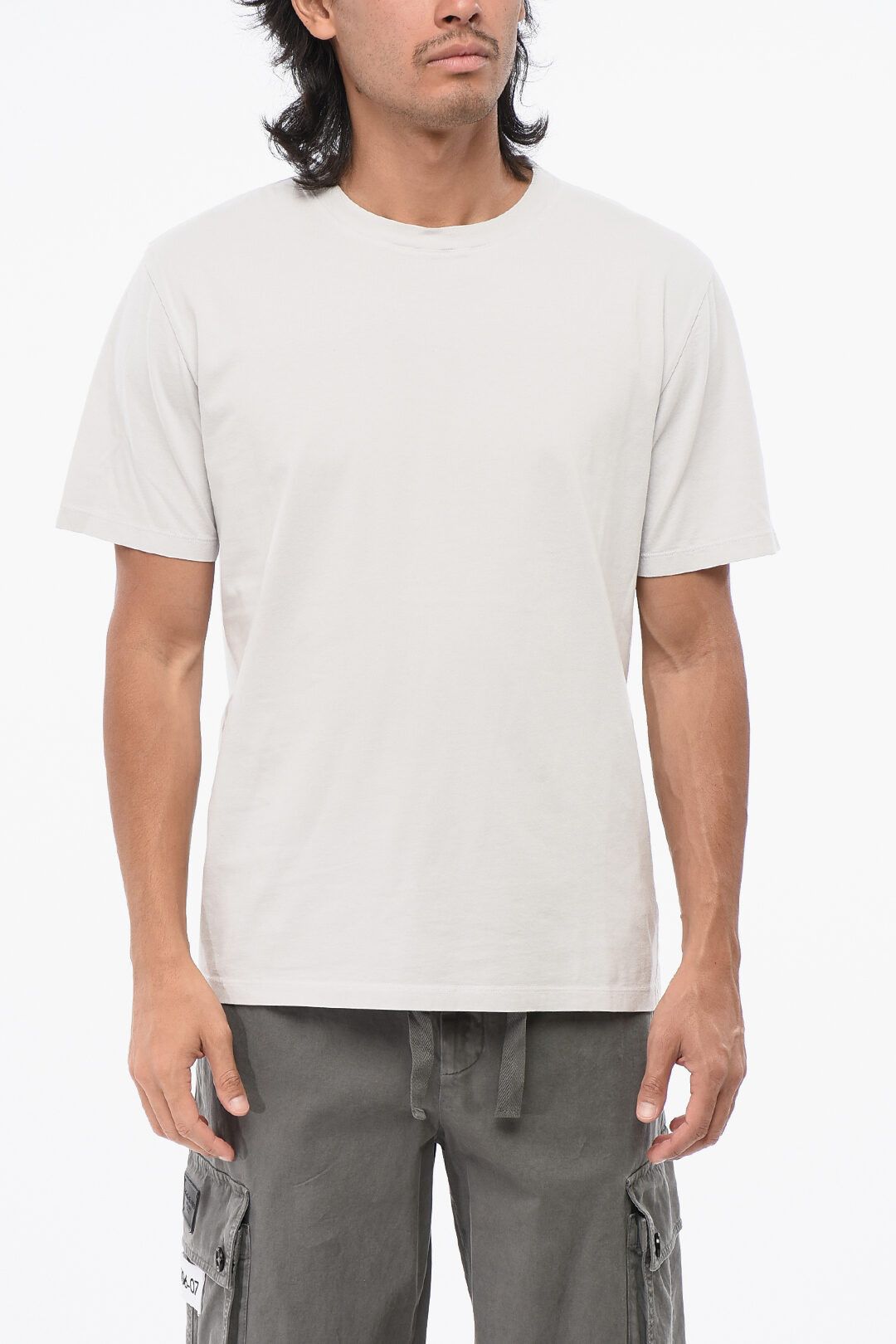 Maison Margiela og1mm0825 Cotton Crewneck T-Shirt in White Size US M / EU 48-50 / 2 - 1 Thumbnail